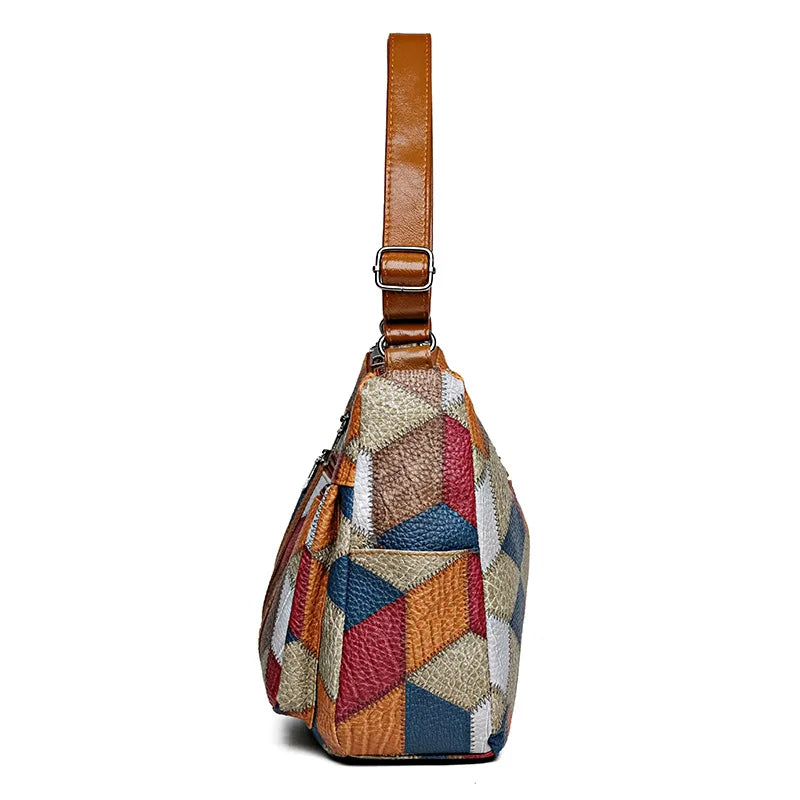 Fern Patchwork Shoulder Bag