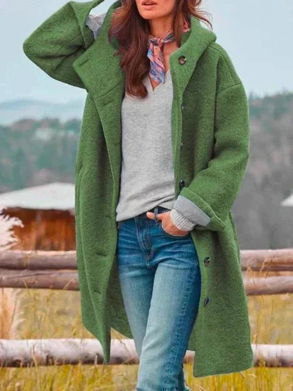 AMELIE - Stylish long winter coat