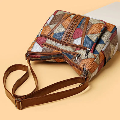 Fern Patchwork Shoulder Bag