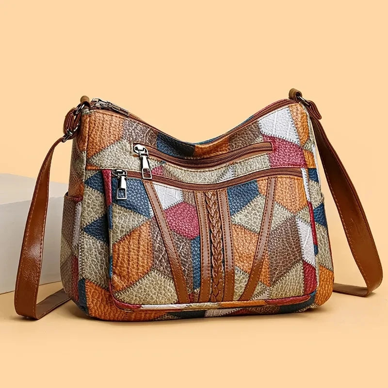 Fern Patchwork Shoulder Bag