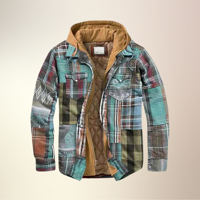 Yves™ I Patchwork check jacket