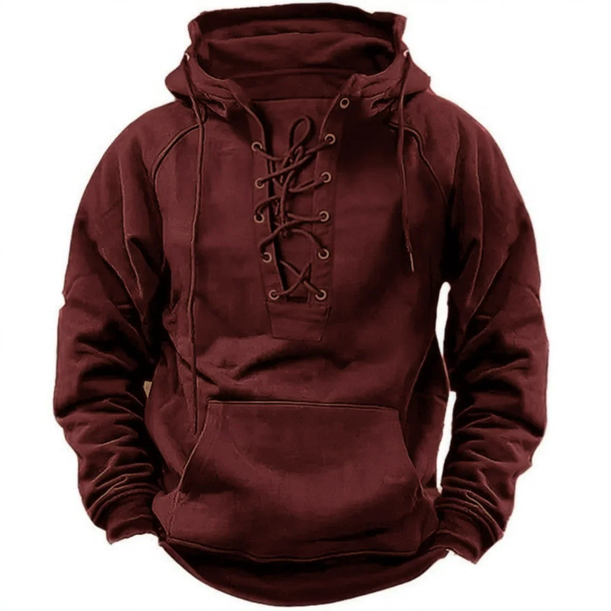Léon™ – Retro outdoor hoodie with drawstrings, designed for fall and winter